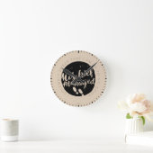 Harry Potter | Marauder's Map Charms Typografie Ronde Klok (Huis)