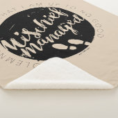 Harry Potter | Marauder's Map Charms Typografie Sherpa Deken (3/4)