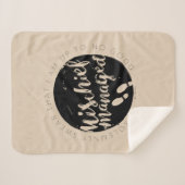 Harry Potter | Marauder's Map Charms Typografie Sherpa Deken (Voorkant (horizontaal))