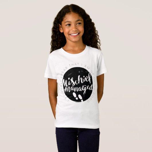 Harry Potter | Marauder's Map Charms Typografie T-shirt (Voorkant volledig)