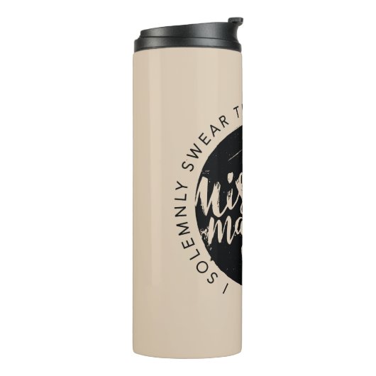 Harry Potter | Marauder's Map Charms Typografie Thermosbeker (Gedraaid links)