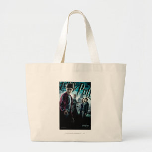 Harry Potter met Dumbledore Ron en Hermelien 1 Grote Tote Bag