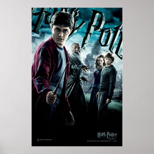Harry Potter Met Dumbledore Ron en Hermelien 1 Poster (Voorkant)