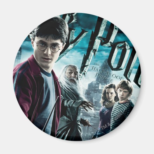 Harry Potter met Dumbledore Ron en Hermione 1 Magneet (Voorkant)