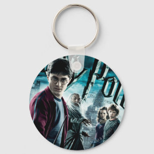Harry Potter met Dumbledore Ron en Hermione 1 Sleutelhanger