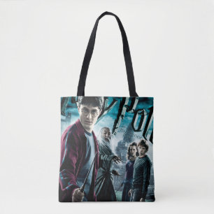 Harry Potter met Dumbledore Ron en Hermione 1 Tote Bag