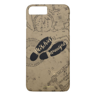 Harry Potter   MISCHIEF MANAGED™ Kaart Voetsporen iPhone 8/7 Plus Hoesje