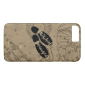 Harry Potter | MISCHIEF MANAGED™ Kaart Voetsporen Case-Mate iPhone Case (Achterkant (Horizontaal))