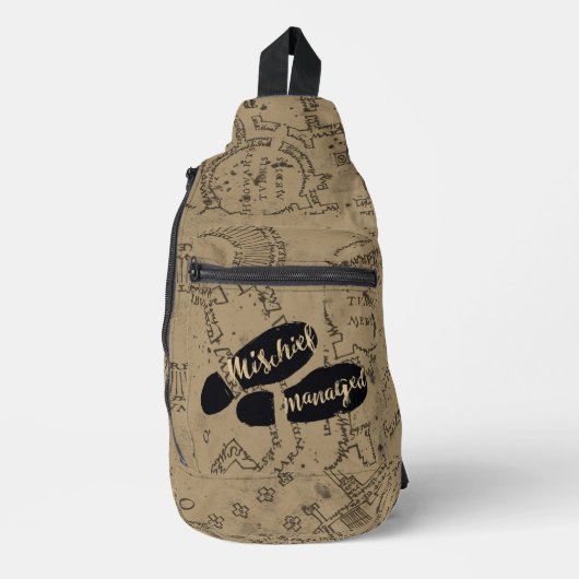 Harry Potter | MISCHIEF MANAGED™ Kaart Voetsporen Sling Bag (Voorkant)