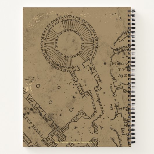 Harry Potter| MISCHIEF MANAGED™-kaartvoetafdrukken Notitieboek (Achterkant)