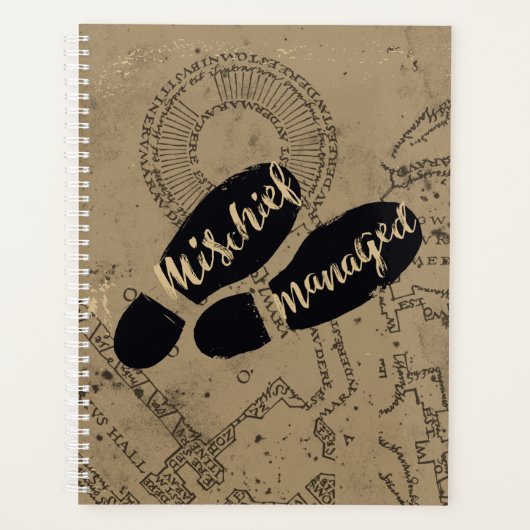 Harry Potter| MISCHIEF MANAGED™-kaartvoetafdrukken Planner (Voorkant)