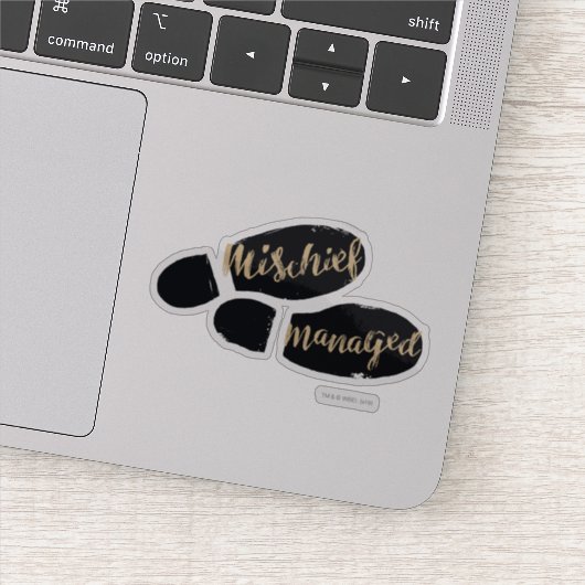 Harry Potter| MISCHIEF MANAGED™-kaartvoetafdrukken Sticker (Detail)