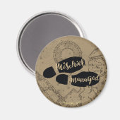 Harry Potter | MISCHIEF MANAGED™ Kaartvoetsporen Magneet (Voorkant / Achterkant)