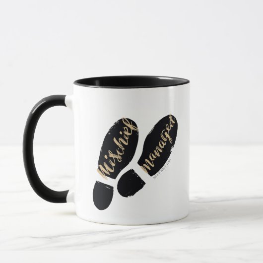 Harry Potter | MISCHIEF MANAGED™ Kaartvoetsporen Mok (Links)