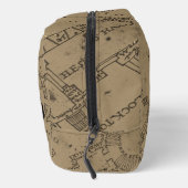 Harry Potter | MISCHIEF MANAGED™ Kaartvoetsporen Toilettasje (Rechts)