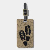 Harry Potter | MISCHIEF MANAGED™ Map Footprint Bagagelabel (Voorkant verticaal)