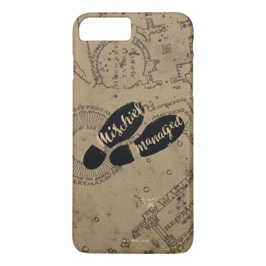Harry Potter | MISCHIEF MANAGED™ Map Footprint Case-Mate iPhone Case (Achterkant)