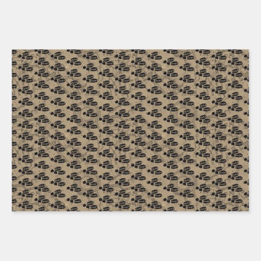 Harry Potter | MISCHIEF MANAGED™ Map Footprint Inpakpapier Vel (Voorkant)