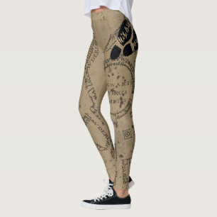 Harry Potter   MISCHIEF MANAGED™ Map Footprint Leggings