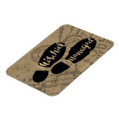Harry Potter | MISCHIEF MANAGED™ Map Footprint Magneet (Linkerzijde)