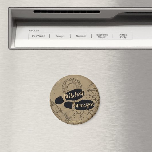 Harry Potter | MISCHIEF MANAGED™ Map Footprint Magneet (Insitu (Vaatwasser))