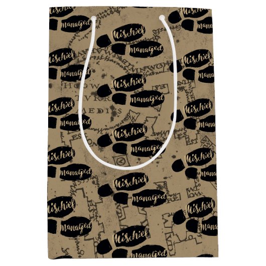 Harry Potter | MISCHIEF MANAGED™ Map Footprint Medium Cadeauzakje (Voorkant)