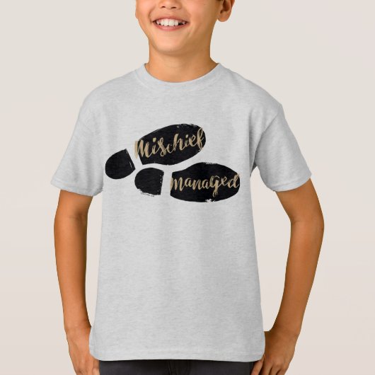 Harry Potter | MISCHIEF MANAGED™ Map Footprint T-shirt (Voorkant)