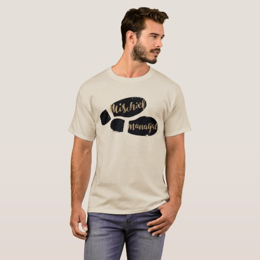 Harry Potter | MISCHIEF MANAGED™ Map Footprint T-shirt (Voorkant volledig)