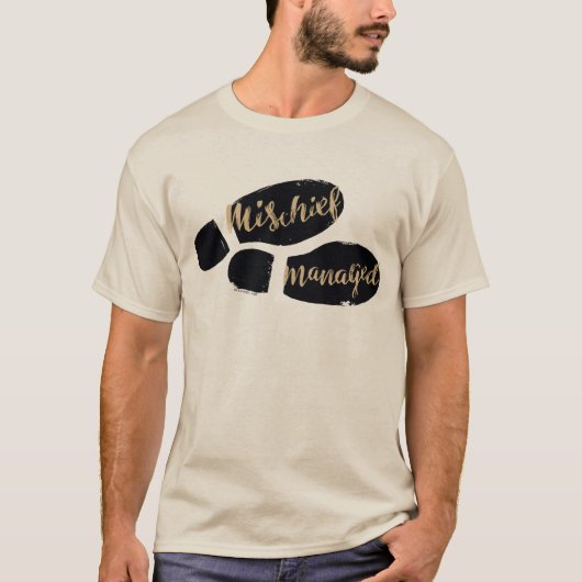 Harry Potter | MISCHIEF MANAGED™ Map Footprint T-shirt (Voorkant)
