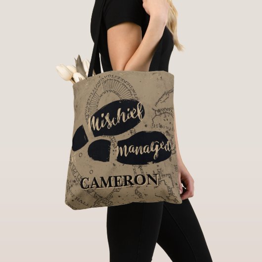 Harry Potter | MISCHIEF MANAGED™ Map Footprint Tote Bag (Dichtbij)