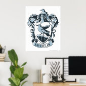 Harry Potter | Modern Ravenclaw Wapen Poster (Thuiskantoor)