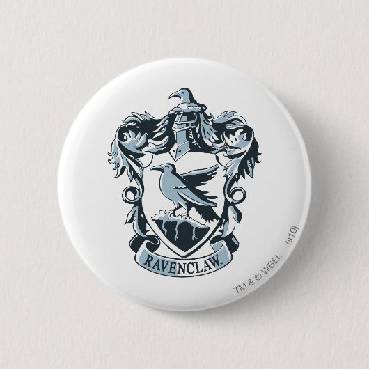 Harry Potter | Modern Ravenclaw Wapen Ronde Button 5,7 Cm (Voorkant)