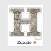 Harry Potter | Monogram hogwarts Sticker (Vel)