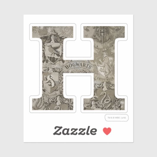 Harry Potter | Monogram hogwarts Sticker (Vel)