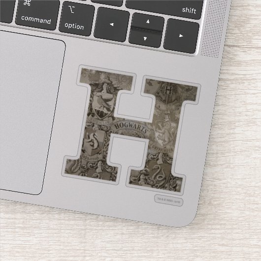 Harry Potter | Monogram hogwarts Sticker (Detail)