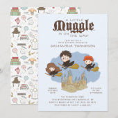 Harry Potter | Muggle Baby shower Kaart (Voorkant / Achterkant)