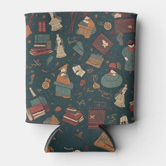 Harry potter naadloos patroon blikjeskoeler (Voorkant)