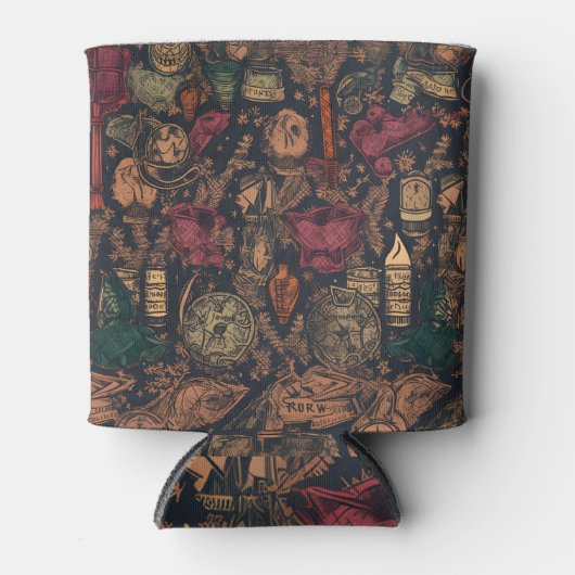 Harry potter naadloos patroon blikjeskoeler (Voorkant)