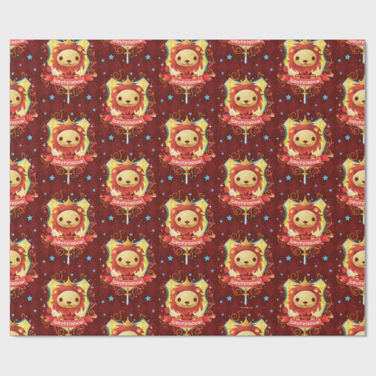 Harry Potter | Oplopende GRYFFINDOR™ Crest Cadeaupapier (Vlak)