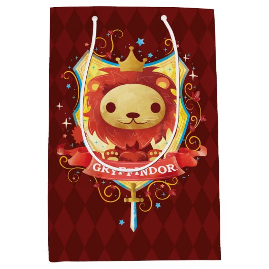 Harry Potter | Oplopende GRYFFINDOR™ Crest Medium Cadeauzakje (Voorkant)