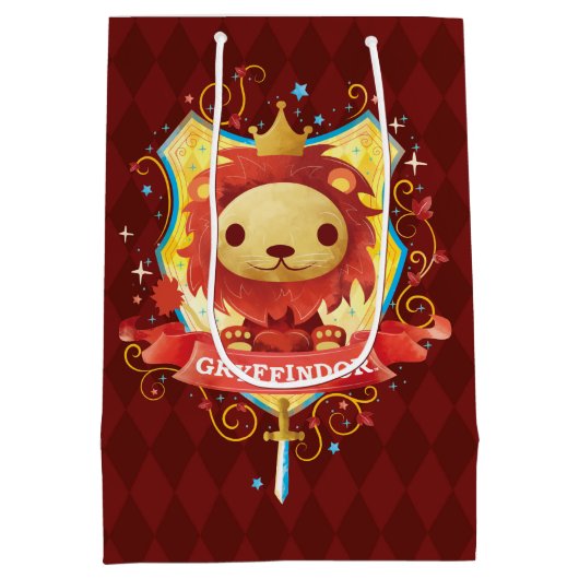 Harry Potter | Oplopende GRYFFINDOR™ Crest Medium Cadeauzakje (Achterkant)