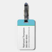 HARRY POTTER™ over het HOGWARTS™ Castle Bagagelabel (Achterkant verticaal)