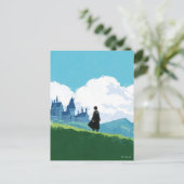 HARRY POTTER™ over het HOGWARTS™ Castle Briefkaart (Staand voorkant)