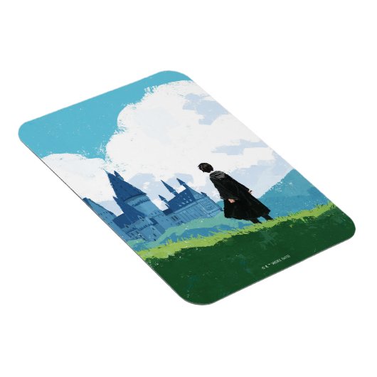 HARRY POTTER™ over het HOGWARTS™ Castle Magneet (Rechterzijde)