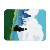 HARRY POTTER™ over het HOGWARTS™ Castle Magneet (Horizontaal)