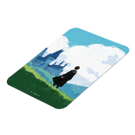 HARRY POTTER™ over het HOGWARTS™ Castle Magneet (Linkerzijde)