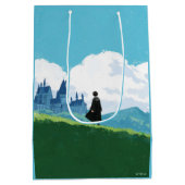 HARRY POTTER™ over het HOGWARTS™ Castle Medium Cadeauzakje (Achterkant)