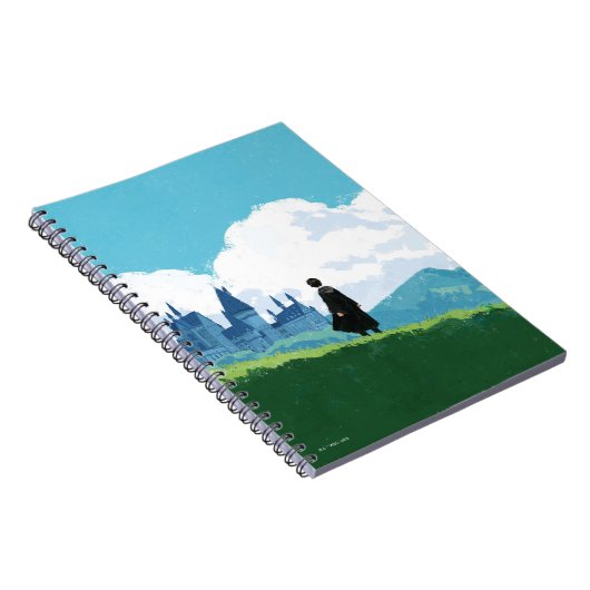 HARRY POTTER™ over het HOGWARTS™ Castle Notitieboek (Rechterzijde)