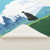 HARRY POTTER™ over het HOGWARTS™ Castle Sherpa Deken (3/4)