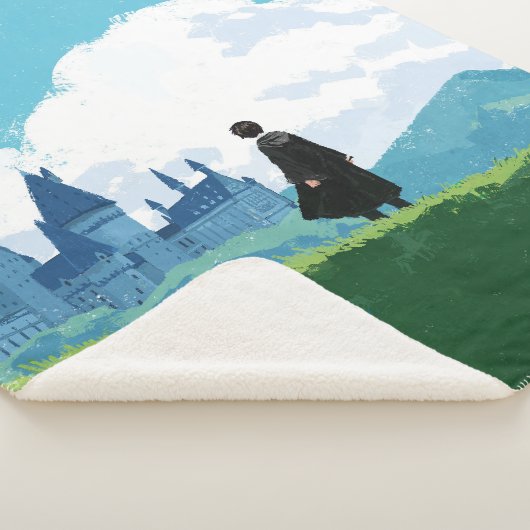 HARRY POTTER™ over het HOGWARTS™ Castle Sherpa Deken (3/4)